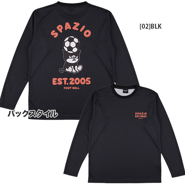 【ネコポス対応可】スパッツィオSpazioPippo-FBロングプラシャツGE1187サッカーフットサルプラクティスシャツ長袖メンズ
