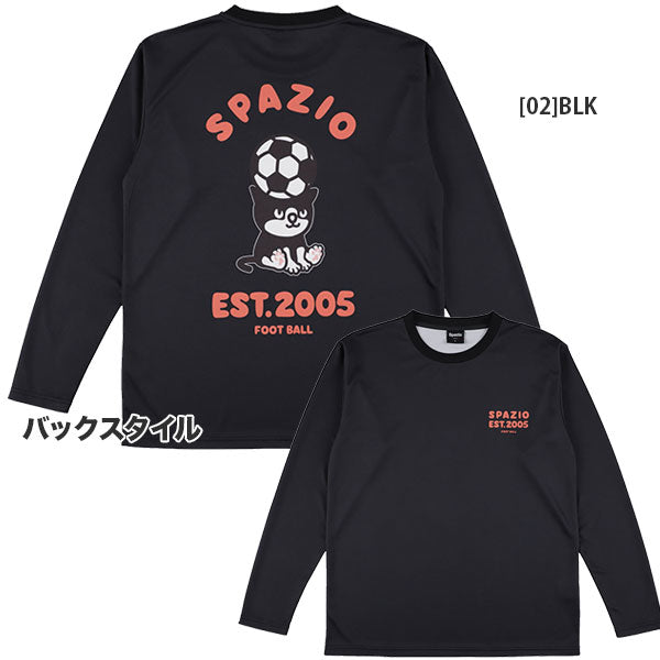 【ネコポス対応可】スパッツィオSpazioジュニアJr.Pippo-FBロングプラシャツGE1188サッカーフットサルプラクティスシャツ長袖子供用