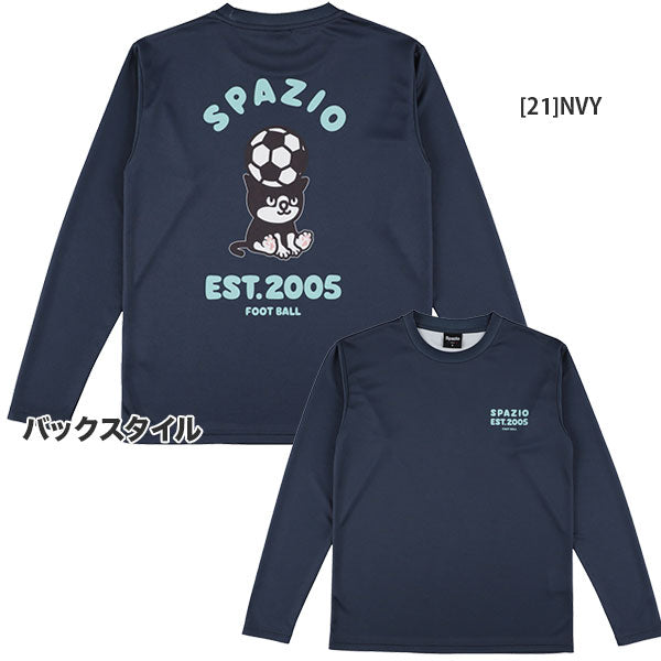 【ネコポス対応可】スパッツィオSpazioジュニアJr.Pippo-FBロングプラシャツGE1188サッカーフットサルプラクティスシャツ長袖子供用
