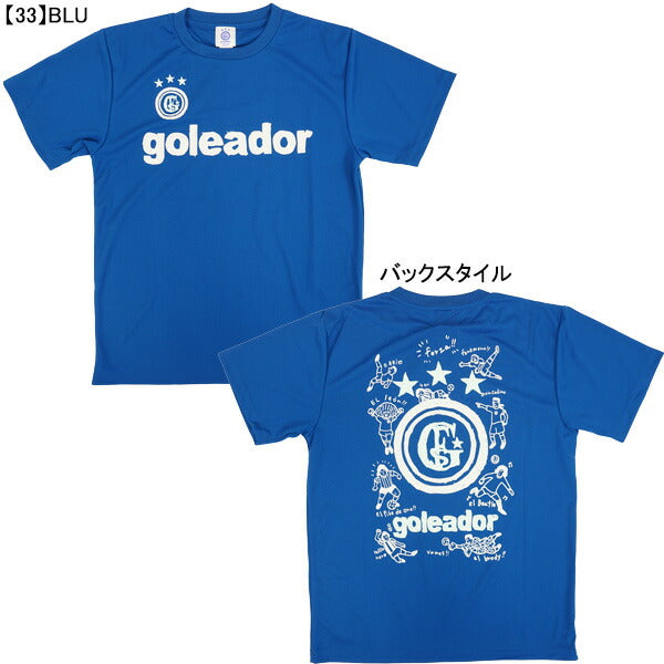 【ショップ限定エントリーでさらに+9倍】【ネコポス送料無料】フタバ別注ゴレアドールgoleadorMORIARTWORKコラボプラTシャツGM-007サッカーフットサルプラシャツ半袖メンズジュニア