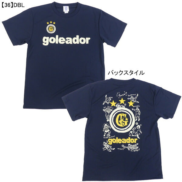 【ショップ限定エントリーでさらに+9倍】【ネコポス送料無料】フタバ別注ゴレアドールgoleadorMORIARTWORKコラボプラTシャツGM-007サッカーフットサルプラシャツ半袖メンズジュニア