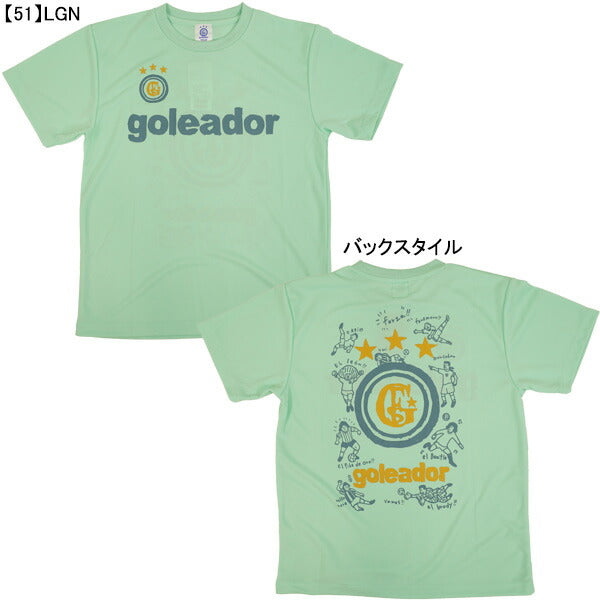 【ショップ限定エントリーでさらに+9倍】【ネコポス送料無料】フタバ別注ゴレアドールgoleadorMORIARTWORKコラボプラTシャツGM-007サッカーフットサルプラシャツ半袖メンズジュニア