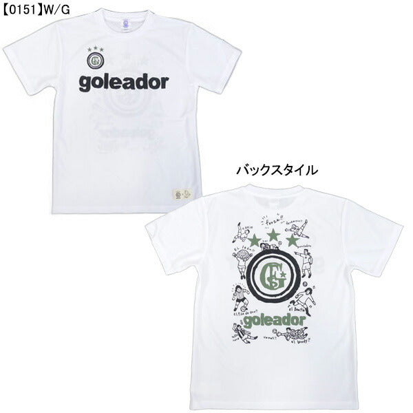 【ネコポス送料無料】フタバ別注ゴレアドールgoleadorMORIARTWORKコラボプラTシャツGM-007サッカーフットサルプラシャツ半袖メンズジュニア