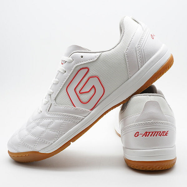 ジーアティテュードIDガビックGAVICGS1031R.WHT/M.REDフットサルシューズインドア室内用