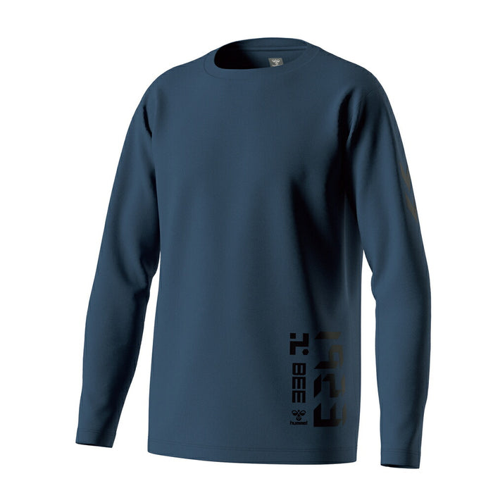 【ネコポス送料無料】ヒュンメルhummelスポーツウェア長袖メンズレディースロングスリーブシャツTシャツHAP7204