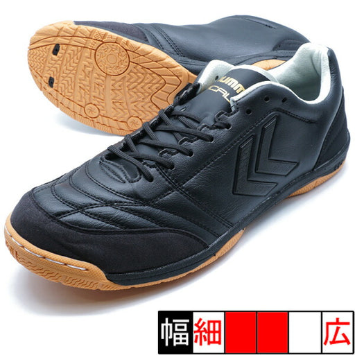 【ショップ限定エントリーでさらに+9倍】アピカーレ5SLWIDEPGヒュンメルhummelHAS5129-9038ブラック×ゴールドフットサルシューズインドア室内用