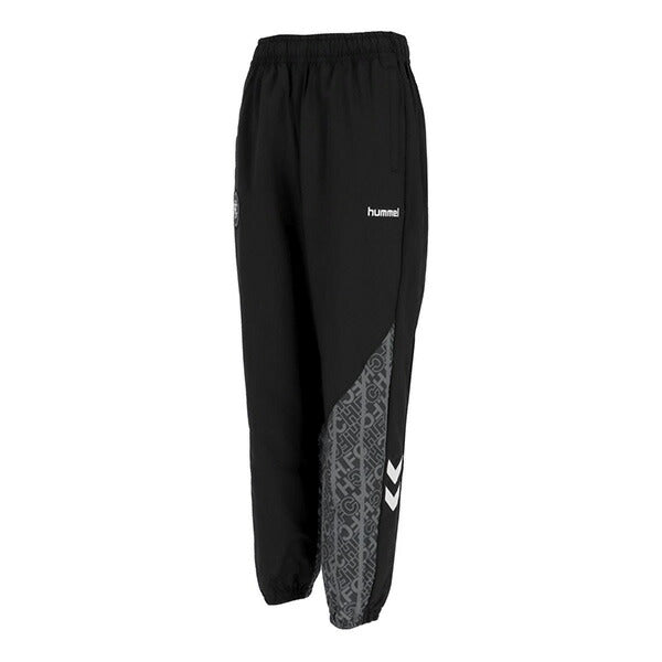 ヒュンメルhummel裏メッシュH.FCウィンドパンツHAW2189Pサッカーフットサルブレーカーロングパンツルーズシルエットメンズ