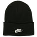 【ネコポス送料無料】ナイキNIKEピークフューチュラビーニーHF0186-010サッカーフットサルカジュアルニットキャップ防寒フリーサイズブラック