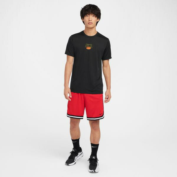 【ネコポス送料無料】ナイキNIKEメンズバスケットボールゲームシャツ胸中央ロゴアイコンHF6212-010半袖