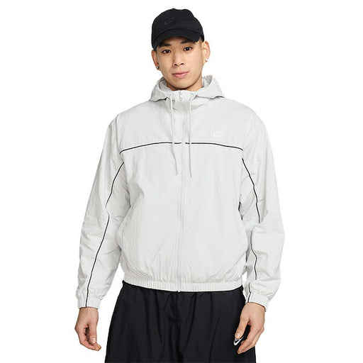 NIKEナイキメンズフーデッドジャケットナイキクラブフルジップウインドブレーカー長袖HJ2013-025