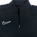 【上下セット】ナイキNIKEジュニアアカデミーDri-FITロングスリーブ1/4ジップドリルトップパンツ上下HJ3721-HJ3720サッカーフットサル黒子供用