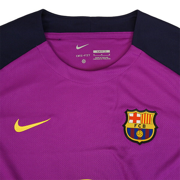 バルセロナFCB2025-26ストライクDri-FITトップHJ7752-552サッカーレプリカプラシャツ半袖ビビッドパープルナイキNIKE