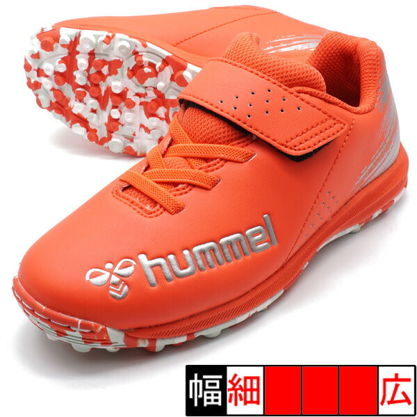 プリアモーレ6アルファVTFJRヒュンメルhummelHJS2135-2095レッド×シルバージュニアサッカートレーニングシューズベルクロ