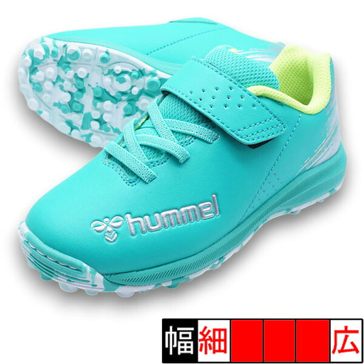 プリアモーレ6アルファVTFJr.ヒュンメルhummelHJS2135-5495エメラルドジュニアサッカートレーニングシューズベルクロ