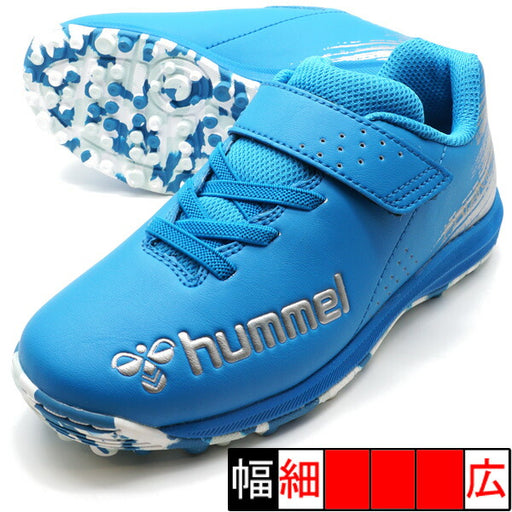 プリアモーレ6アルファVTFJRヒュンメルhummelHJS2135-7595サックス×シルバージュニアサッカートレーニングシューズベルクロ