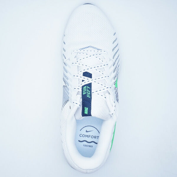 ランDEFYナイキNIKEHM9594-104ホワイトグリーンランニングシューズ