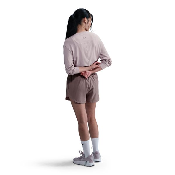 【ネコポス送料無料】ナイキNIKEレディースDri-FITロングスリーブトップTシャツ長袖ワンリラックスドDF24HOHQ3230-019パープル