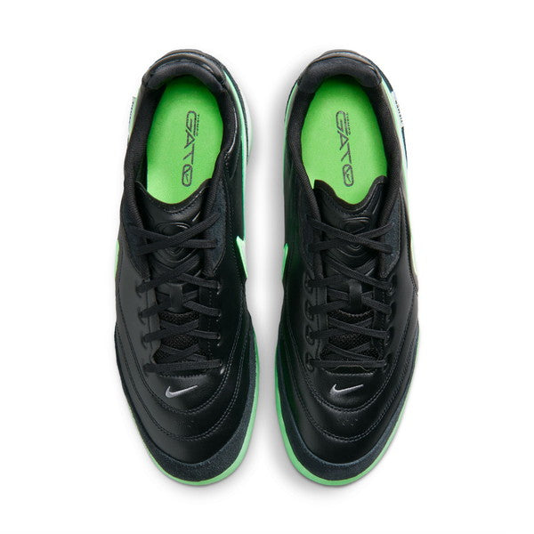 ティエンポストリートガトナイキNIKEHQ7017-001ブラックグリーンフットサルシューズ