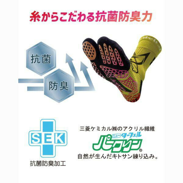 【ネコポス送料無料】アクティバイタルActivitalPROフットサポーターダブルエックスHRD1059HRD1060サッカーフットサルグリップソックス滑り止め
