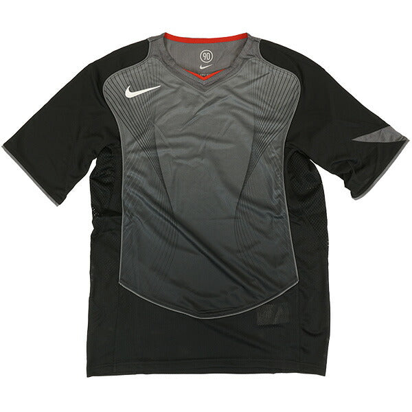 【エントリーでポイント10倍】ナイキNIKEトータル90Dri-FITショートスリーブサッカーユニフォームHV1179-010サッカーフットサルプラシャツ半袖ブラック