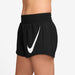 【ネコポス送料無料】ナイキNIKEレディースランニングパンツONESWSH3IN25FAワンスウッシュショートパンツブラックHV2617-010