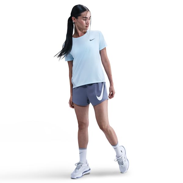 【ネコポス送料無料】NIKEナイキレディースDri-FITミッドライズルーズ8cmランニングショートパンツインナー付きNikeOneSwooshHV2617-499