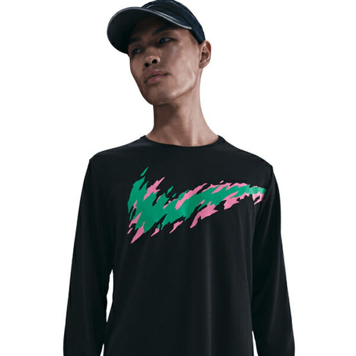ナイキNIKEマイラーメンズドライフィットUVロングスリーブランニングトップ25HOHV2661-010