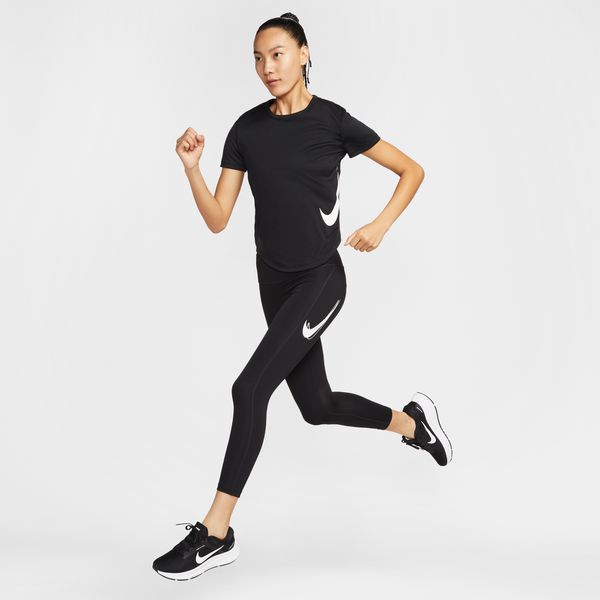 【ネコポス送料無料】ナイキNIKEレディースランニングシャツテンポSWSHHBRDFS/Sトップ25FATシャツ半袖ブラックHV2773-010