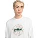 【ショップ限定エントリーでさらに+9倍】ナイキNIKEスポーツロングスリーブTシャツメンズ長袖ホワイトHV4908-100