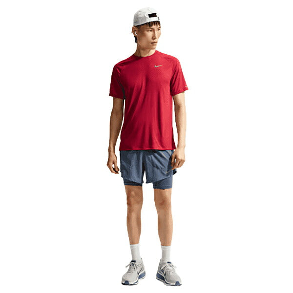 ナイキNIKEストライドDri-FITADVメンズ半袖シャツランニングトップHV5204-608