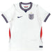 イングランド代表ジュニアENG2026レプリカホームユニフォーム半袖IB5111-100サッカーホワイト子供用ナイキNIKE