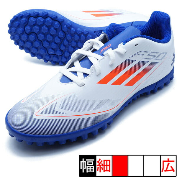 【ショップ限定エントリーでさらに+9倍】キッズF50CLUBTFアディダスadidasIF1391ホワイトジュニアサッカートレーニングシューズ