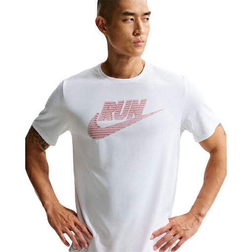 【ネコポス送料無料】ナイキNIKEランニングシャツメンズナイキマイラーDri-FITUVプロテクションショートスリーブランニングトップIF9476-100
