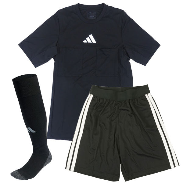 【3点セット】アディダスadidas半袖レフェリーシャツレフェリーショーツソックスIFC13/DB694/EQ554サッカーフットサル審判レフェリーウェアメンズ