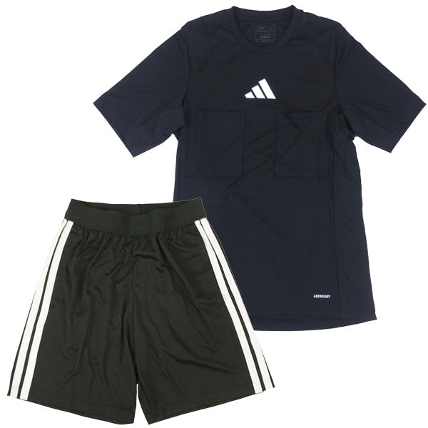 【上下セット】アディダスadidas半袖レフェリーシャツレフェリーショーツIFC13/DB694サッカーフットサル審判ウェアレフェリーウェア