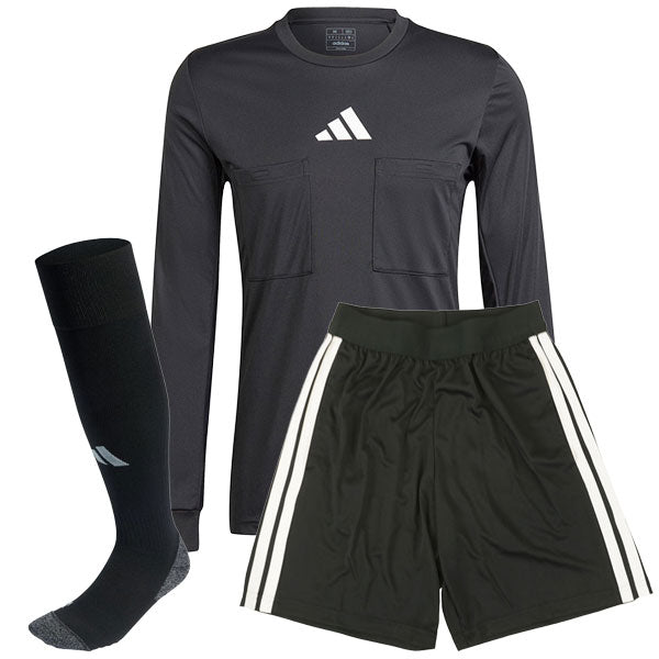 【3点セット】アディダスadidas長袖レフェリーシャツレフェリーショーツソックスIFC20/DB694/EQ554サッカーフットサル審判用ウェアメンズ