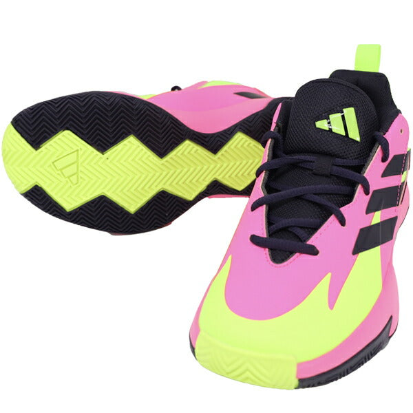 アディダスadidasジュニアバスケミニバスシューズCrossEmUpSelectJIG6638子供バッシュバスケットボールピンク