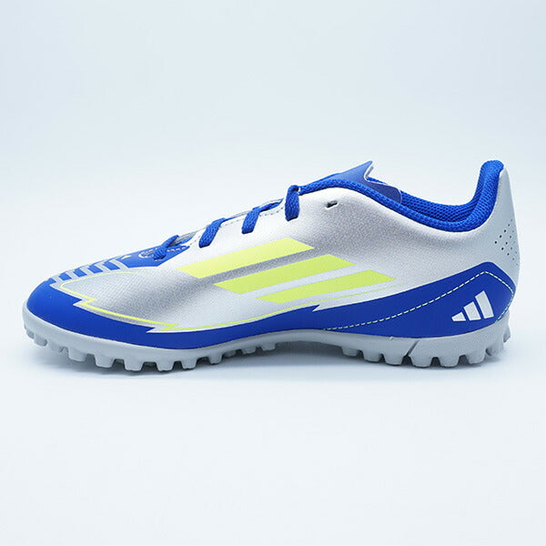 F50CLUBTFJMESSIアディダスadidasIH0923シルバーメタリックジュニアサッカートレーニングシューズ