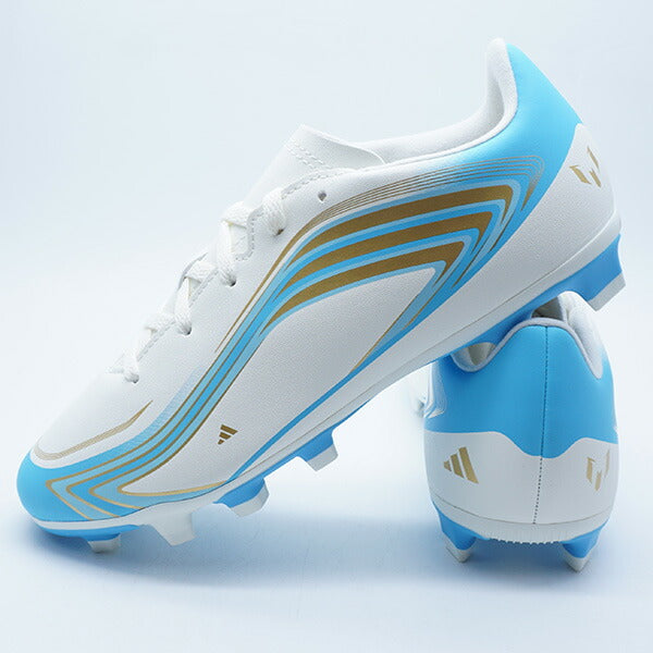 F50MESSICLUBFXGJアディダスadidasIH1915アイボリージュニアサッカースパイク