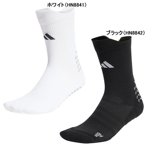 【ネコポス送料無料】アディダスadidasグリッププリントクルーソックスCUII193サッカーフットサル滑り止め付きショートソックスメンズ