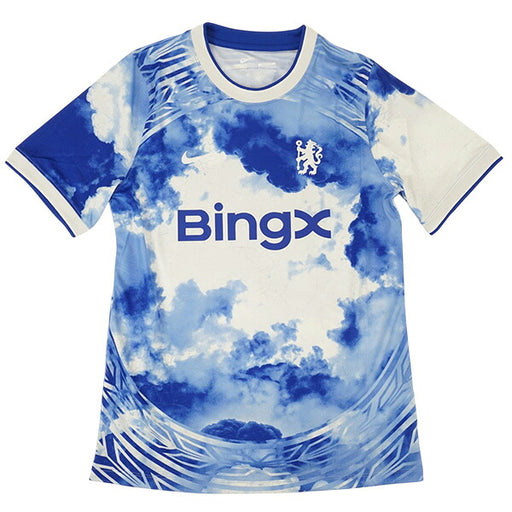 チェルシーCFC2026-27Dri-FITプレマッチトップII3120-101サッカーレプリカプラシャツホワイトブルーナイキNIKE
