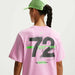 ナイキNIKEランニングTシャツスウィフトDri-FITランニングTシャツ半袖レディース大人吸汗速乾グラフィックコットン混ルーズフィットIM8894-621