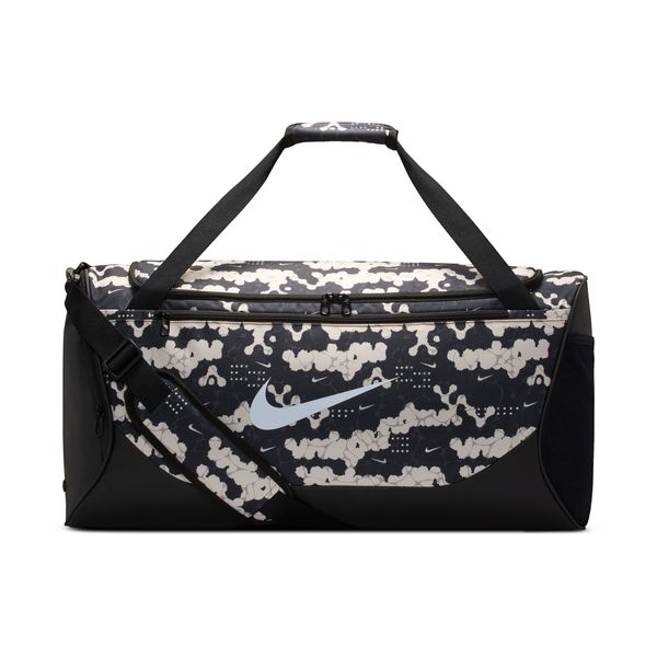 ナイキNikeトレーニングブラジリアプリントミディアムダッフルバッグ60LメンズレディースショルダーストラップハンドルジッパーIH7849-103