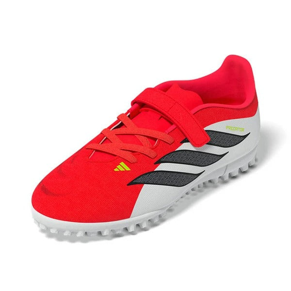 PREDATOR CLUB H&L TF J アディダス adidas JS0367 ルシッドレッド ジュニア サッカー トレーニングシューズ ベルクロ
