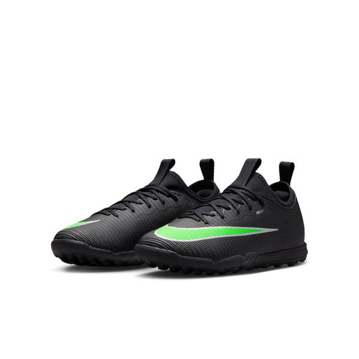 ジュニアヴェイパー17アカデミーTFナイキNIKEIO0142-001ブラックグリーンジュニアサッカートレーニングシューズ