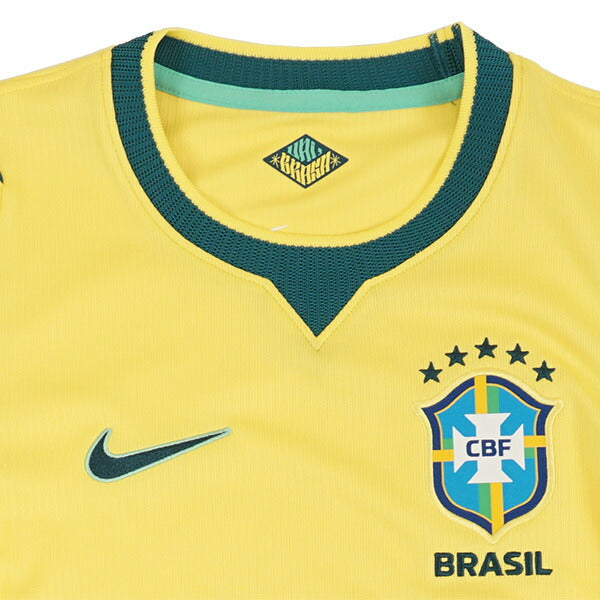 ブラジル代表ジュニアCBFレプリカホームユニフォーム半袖IO2231-724サッカーカナリアナイキNIKE
