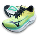 ウエーブリベリオンフラッシュ3ミズノmizunoJ1GC2536-34イエローランニングシューズ