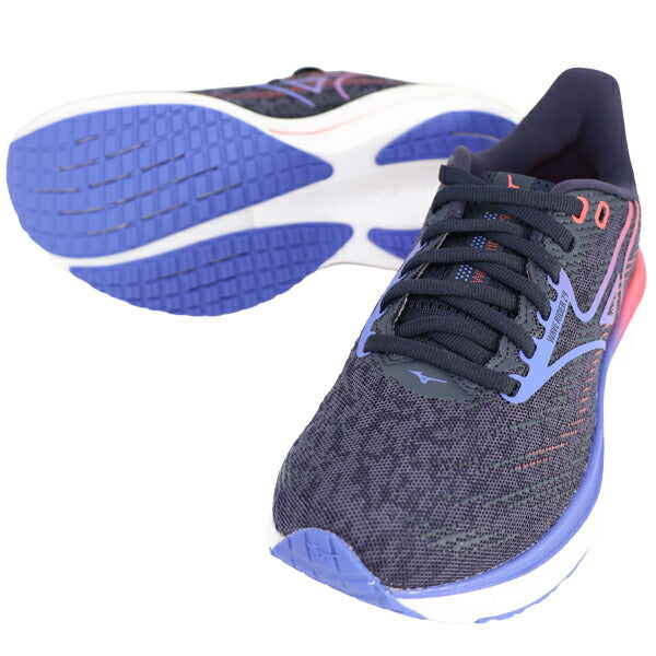 ミズノMIZUNOレディースランニングシューズWAVERIDER29ウエーブライダー29マラソンジョギングJ1GD2503-21