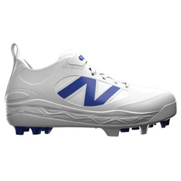 ニューバランスNewBalance野球ジュニアポイントスパイク3000V7CLEATSJNR3000V7クリーツジュニア子供ホワイト×ブルーJA3000D7-W