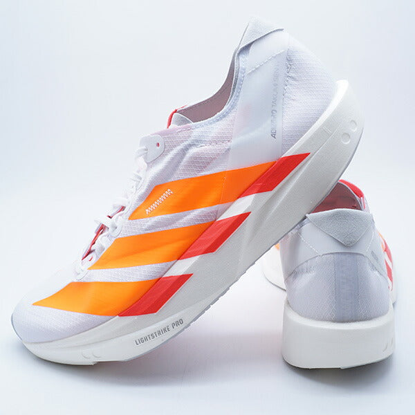 ADIZEROTAKUMISEN11アディダスadidasJQ0780ホワイトオレンジランニングシューズ